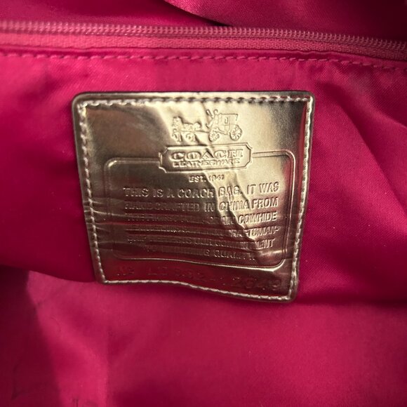 Coach Madison Sabrina Satchel Bag purse Brown Leather - Picture 3 of 12